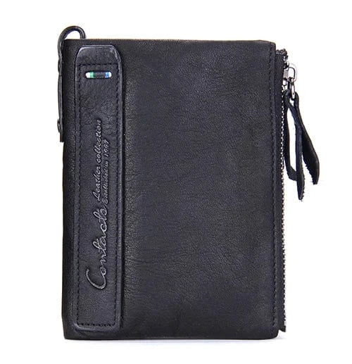 Porte Monnaie Porte Carte Cuir Femme black