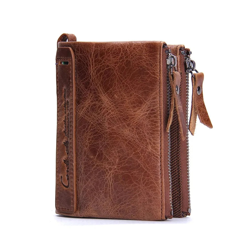 Porte Monnaie Porte Carte Cuir Femme brown