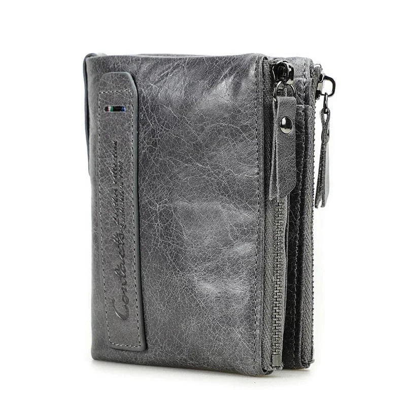 Porte Monnaie Porte Carte Cuir Femme gray