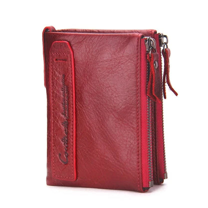 Porte Monnaie Porte Carte Cuir Femme｜La Casa Du Cuir Rouge