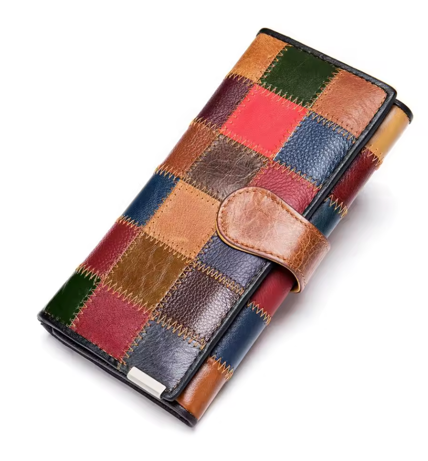 Portefeuille Colorée｜La Casa Du Cuir Carré / Cuir