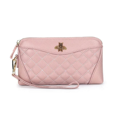 Portefeuille Compagnon pour Femme｜La Casa Du Cuir Rose / Cuir