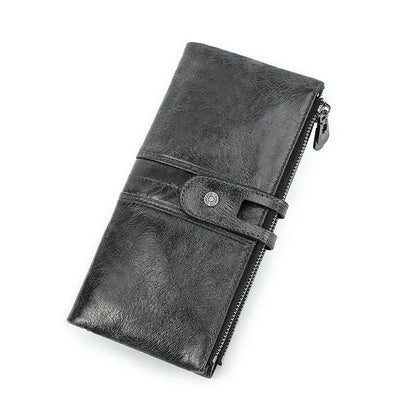 Portefeuille Cuir Femme｜La Casa Du Cuir Gris / Cuir