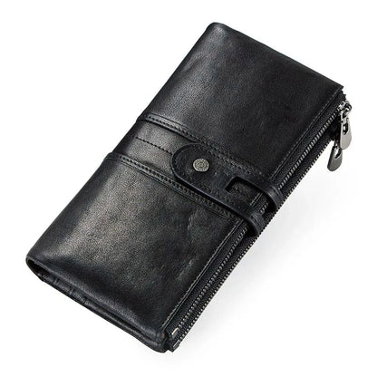 Portefeuille Cuir Femme｜La Casa Du Cuir Noir / Cuir