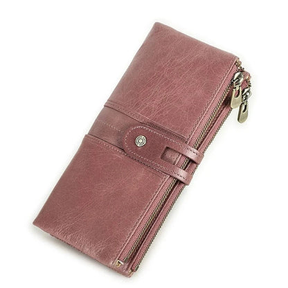 Portefeuille Cuir Femme｜La Casa Du Cuir Rose / Cuir