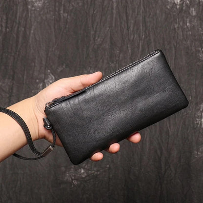 Portefeuille Cuir Luxe Homme｜La Casa Du Cuir Noir / Cuir