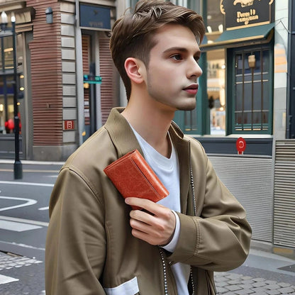 Portefeuille Cuir Marron Homme｜La Casa Du Cuir