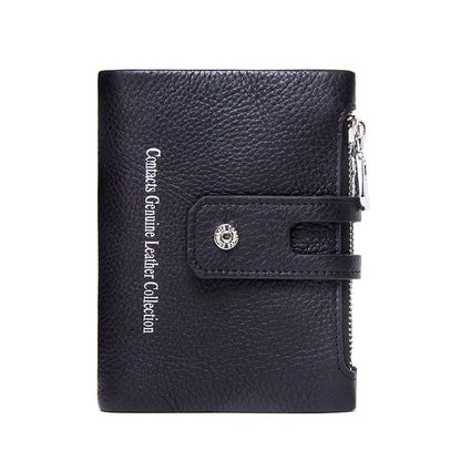 Portefeuille Femme Petit｜La Casa Du Cuir Noir / Cuir
