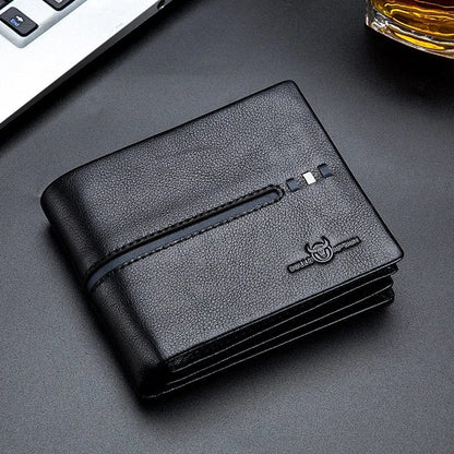 Portefeuille Homme Cuir｜La Casa Du Cuir Noir / Cuir
