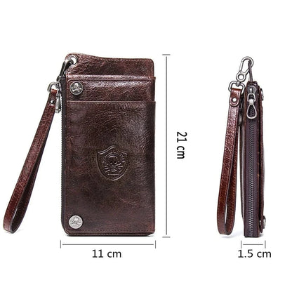Portefeuille Homme Cuir Véritable｜La Casa Du Cuir Café / Cuir