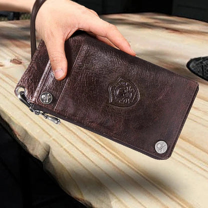 Portefeuille Homme Cuir Véritable｜La Casa Du Cuir Café / Cuir