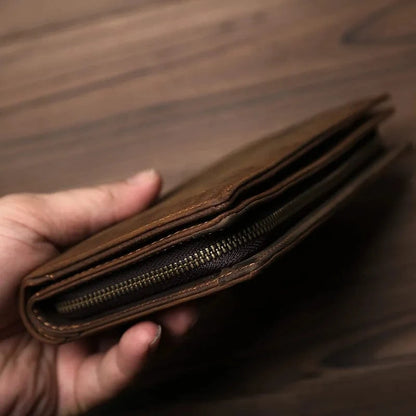 Portefeuille Homme en Cuir｜La Casa Du Cuir Marron / Cuir