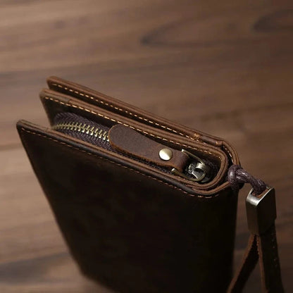 Portefeuille Homme en Cuir｜La Casa Du Cuir Marron / Cuir