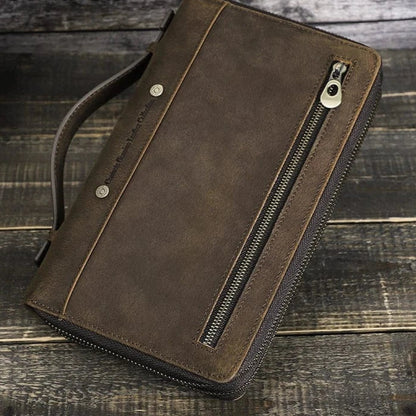 Portefeuille Luxe Homme｜La Casa Du Cuir Café / Cuir