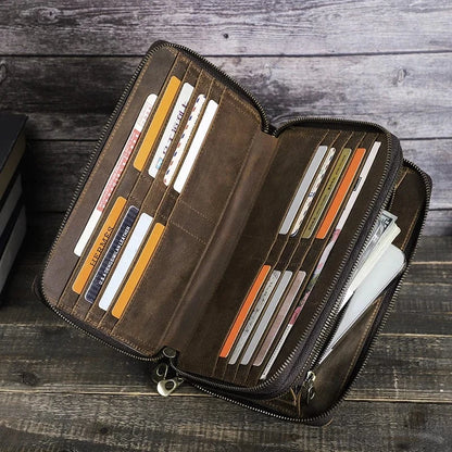 Portefeuille Luxe Homme｜La Casa Du Cuir Café / Cuir