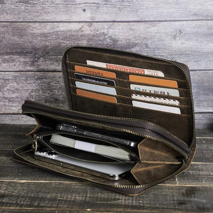 Portefeuille Luxe Homme｜La Casa Du Cuir Café / Cuir