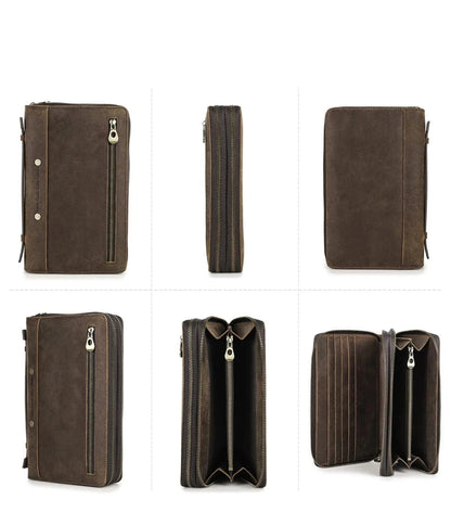 Portefeuille Luxe Homme｜La Casa Du Cuir Café / Cuir