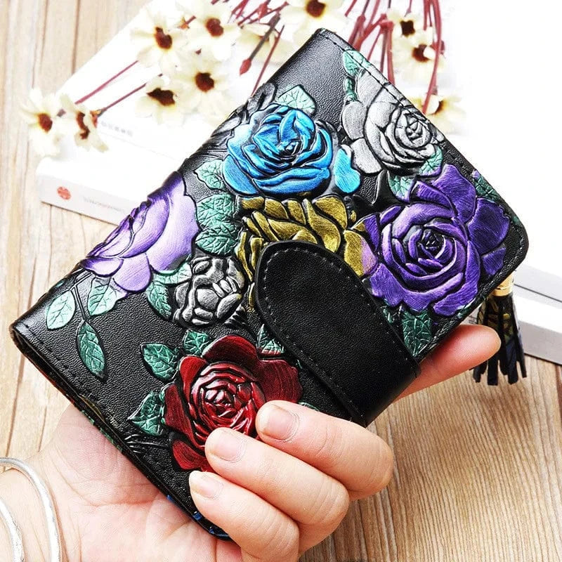 Portefeuille pour Femme colorful rose wallet