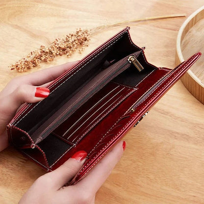 Portefeuille Rouge｜La Casa Du Cuir