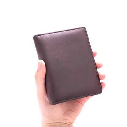 Portefeuille Slim｜La Casa Du Cuir Café / Cuir