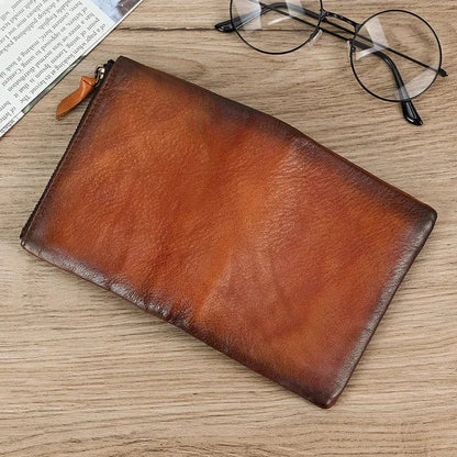 Portefeuilles Homme｜La Casa Du Cuir Orange / Cuir