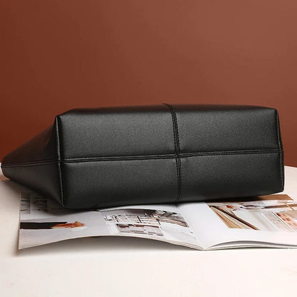 Sac Cabas Rouge | La Casa du Cuir Rouge / Cuir Vegan Sac Cabas