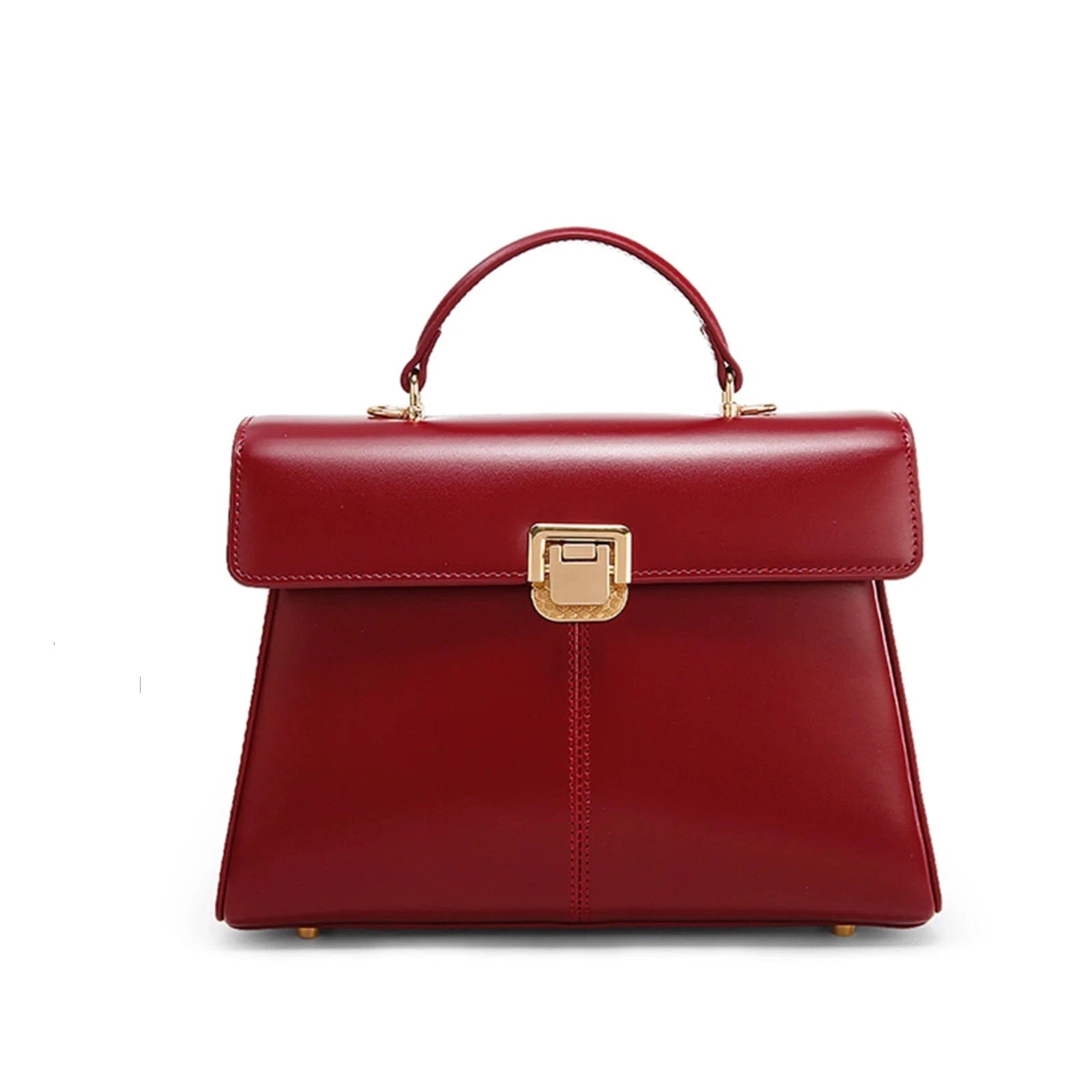 Rouge / Cuir Sac Cuir Femme