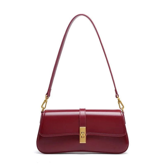 Rouge / Cuir Sac Cuir Femme