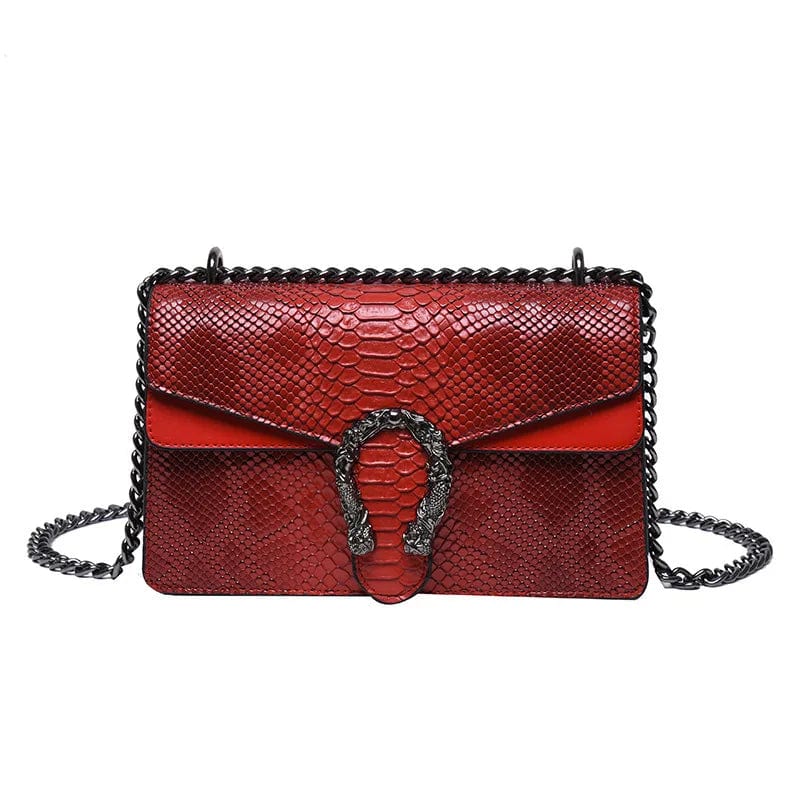 Rouge / Cuir PU Sac Cuir Femme