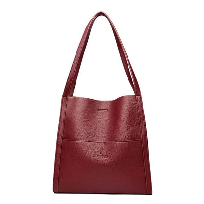 Sac Fourre-Tout Femme Elodie | La Casa du Cuir Rouge / Cuir Vegan Sac Cabas