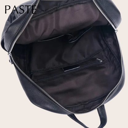 Sac à Dos Bureau en Cuir Noir – Élégant & Professionnel | Sam Noir / Cuir sac à dos ordinateur