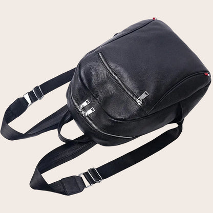 Sac à Dos Bureau en Cuir Noir – Élégant & Professionnel | Sam Noir / Cuir sac à dos ordinateur