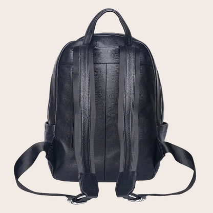 Sac à Dos Bureau en Cuir Noir – Élégant & Professionnel | Sam Noir / Cuir sac à dos ordinateur