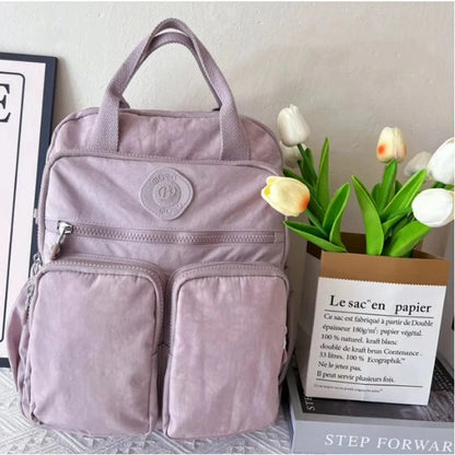Sac a Dos Collégiens Léo | La Casa du Cuir Violet / 14 Pouces / Nylon Oxford sac à dos