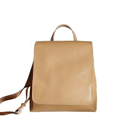 Sac à Dos Cuir Femme Iris | La Casa du Cuir Abricot / Cuir / Femme Sacs à dos