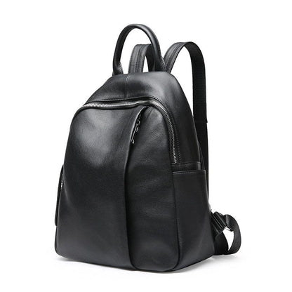 Sac à Dos Cuir Femme Ambre | La Casa du Cuir Noir / Femme / Cuir Sac