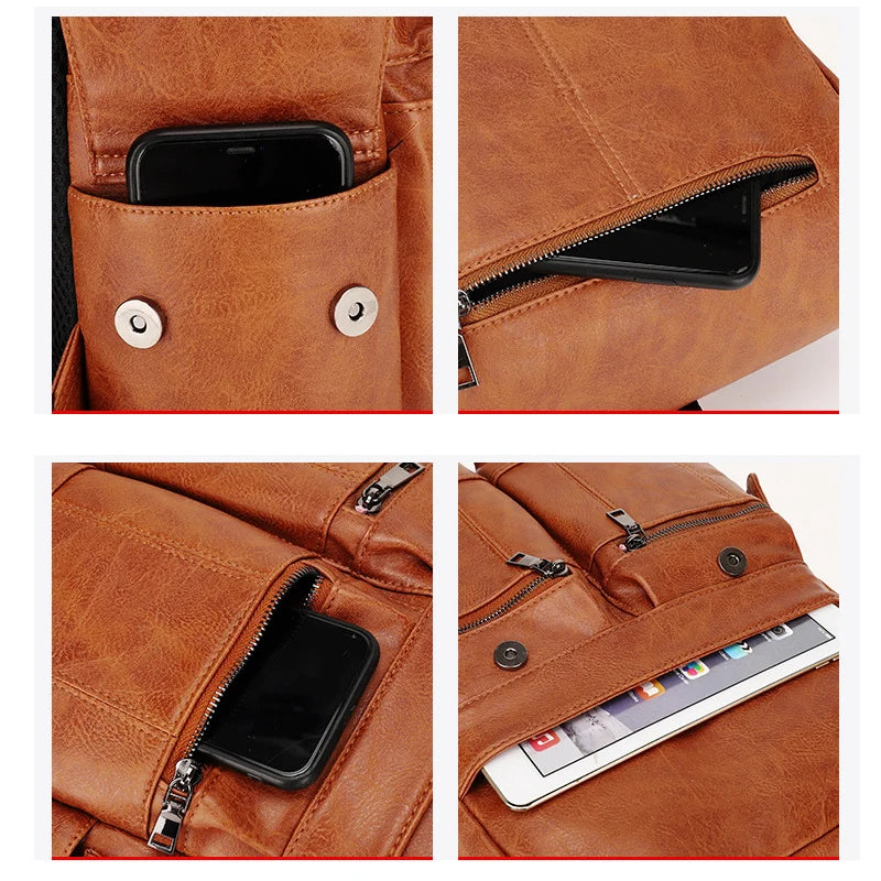 Sac à Dos Cuir Femme Tendance – Élégant, Grand & Imperméable sac à dos ordinateur