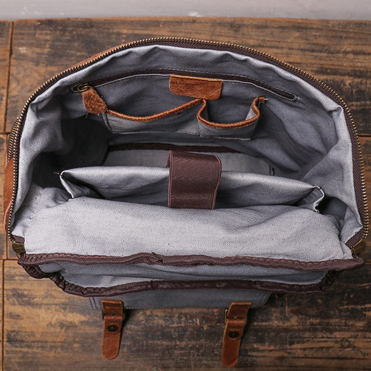 Sac à Dos Cuir Homme  Marron / Cuir / Homme Sac