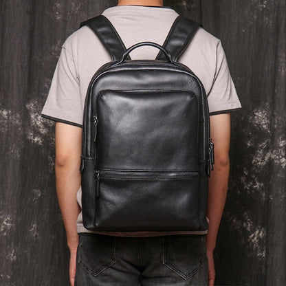 Sac à Dos Cuir Homme Mael | La Casa du Cuir Noir / Cuir / Homme Sac