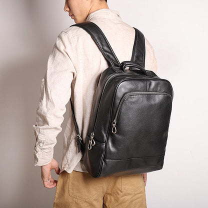 Sac à Dos Cuir Homme Jules | La Casa du Cuir Noir / Cuir / Homme Sac