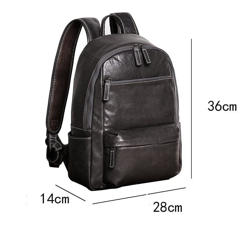 Sac à Dos Cuir Homme Noir / Cuir / Homme Sac