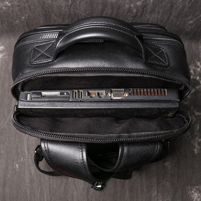 Sac à Dos Cuir Homme Mael | La Casa du Cuir Noir / Cuir / Homme Sac