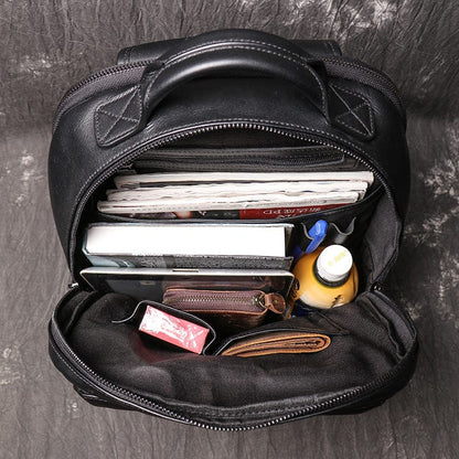 Sac à Dos Cuir Homme Mael | La Casa du Cuir Noir / Cuir / Homme Sac