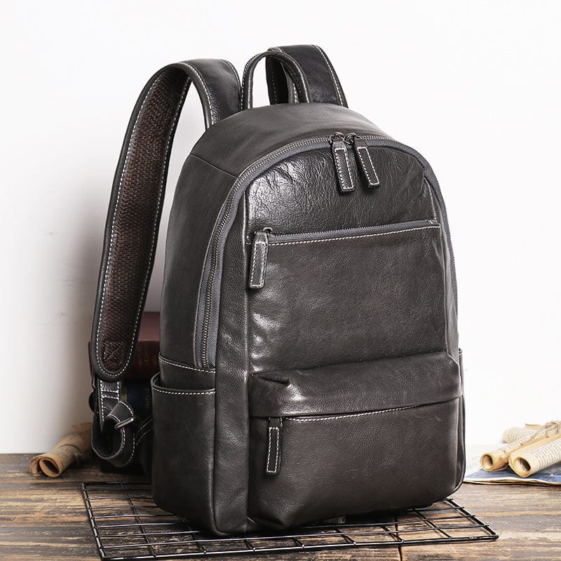 Sac à Dos Cuir Homme Noir / Cuir / Homme Sac