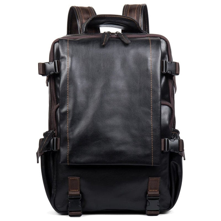 Sac à dos homme cuir noir