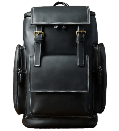 Sac à Dos Cuir Homme Sergio | La Casa du Cuir Café Foncé / Cuir / Homme sac à dos