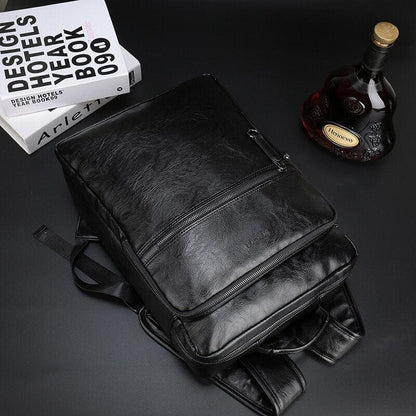 Sac à Dos Cuir Homme Juan | La Casa du Cuir Noir / Cuir (PU) / Homme sac à dos