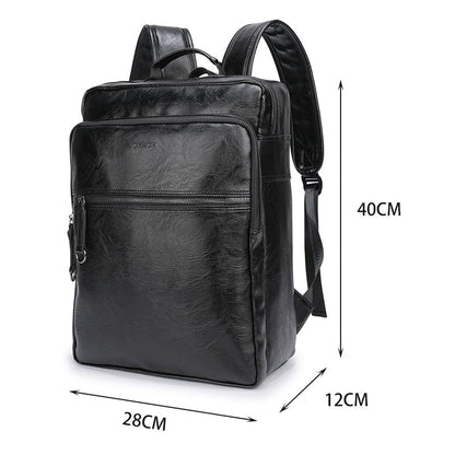 Sac à Dos Cuir Homme Juan | La Casa du Cuir Noir / Cuir (PU) / Homme sac à dos