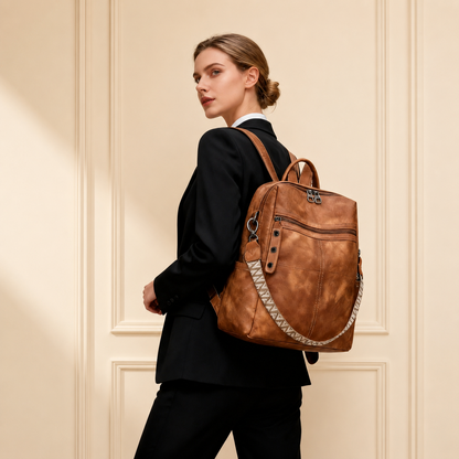Sac à Dos Femme Cuir Chic Léa | Sac Tendance 2026 Chic & Antivol