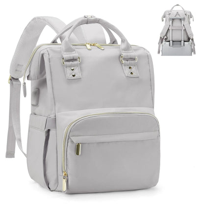 Sac a Dos Femme Voyage Carla | La Casa du Cuir Gris / 29x41x15cm